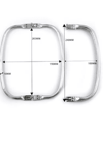 Hovedbilde Metallramme til Clutch vesker 24 cm