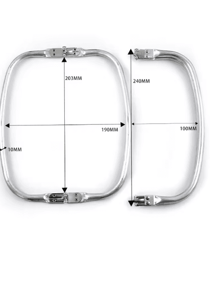 Metallramme til Clutch vesker 24 cm