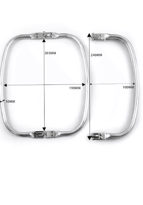 Hovedbilde Metallramme til Clutch vesker 24 cm
