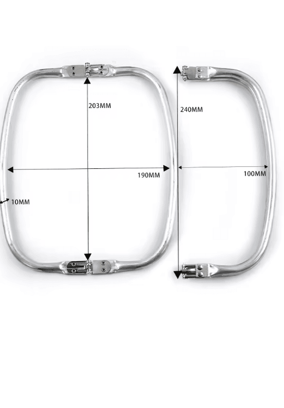 Metallramme til Clutch vesker 24 cm