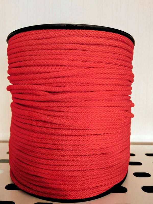 40 Skarp Rød-Orange - Tykk heklesnor